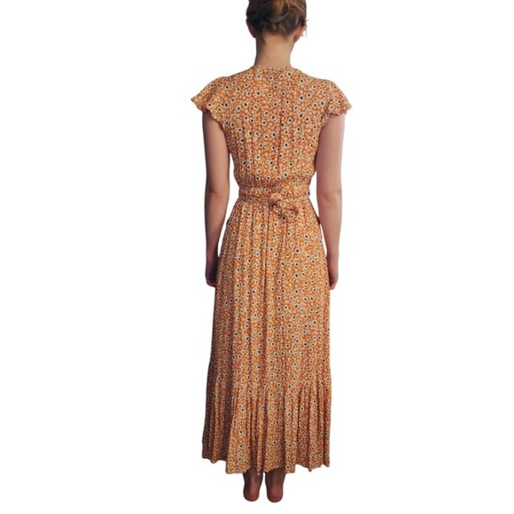 EUC  Vici Front Top Wrap High/Low dress - Picture 2 of 12